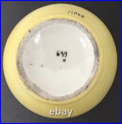 Petit Vase Céramique Soliflore Art Déco Liane Henri Delcourt Boulogne sur Mer