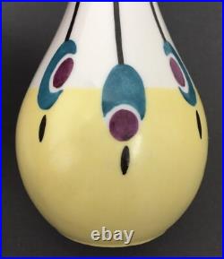 Petit Vase Céramique Soliflore Art Déco Liane Henri Delcourt Boulogne sur Mer