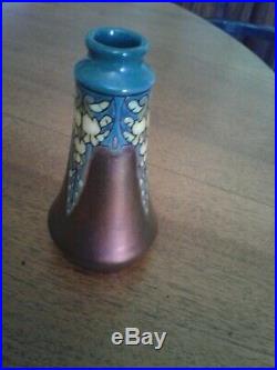 Petit vase art deco ceramique émaillée Montières