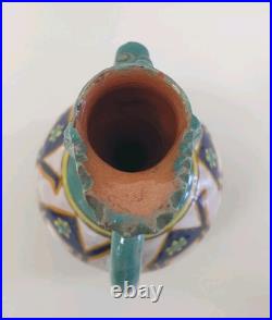 Pichet 21 cm zoomorphe carafe ceramique atelier louis tissier tunisien art deco Pichet 21 cm zoomorphe carafe ceramique atelier louis tissier tunisien art deco