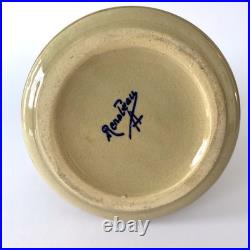 Pichet Art déco en céramique émaillée bleu et or, Alfred Renoleau Années 1920s