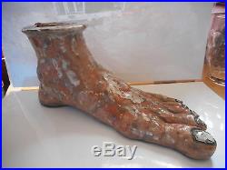 Pied humain en ceramique human foot ceramic