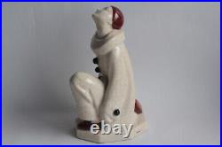 Pierrot céramique craquelée Évolution Art déco (63269)