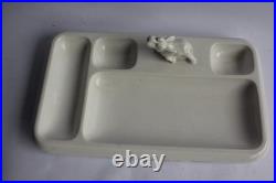 Porte crayons de bureau Art déco céramique éléphant (46951)