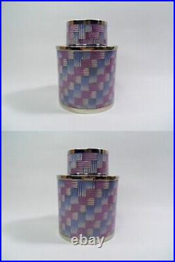 Pot Boite A Thé Urne Émaux Cloisonnés Cuivre Art Déco Jouvin Design Enameled Jar