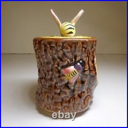 Poterie céramique faïence miel abeille vintage art déco table Portugal N7803