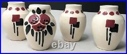 Quatre VASES DLG S LARRIEU art déco contemporain vase ancien vintage antique Quatre VASES DLG S LARRIEU art déco contemporain vase ancien vintage antique