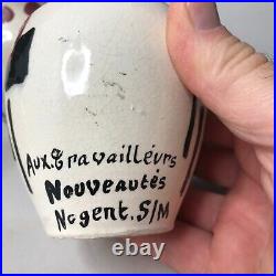 Quatre VASES DLG S LARRIEU art déco contemporain vase ancien vintage antique £