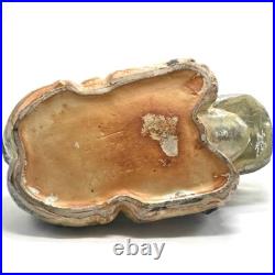 RARE, VASE CHIEN DE FÔ Art Déco Grés GUERIN à BOUFFIOULX Céramique Belgique