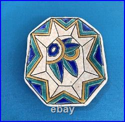 RARE vide poche ART DÉCO en ÉMAUX de LONGWY signé cendrier coupelle parfait etat
