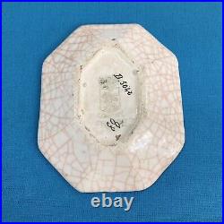 RARE vide poche ART DÉCO en ÉMAUX de LONGWY signé cendrier coupelle parfait etat