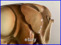 Rare Ceramique Art Deco 1930 Elephant Par Charles Lemanceau Rare Ceramique Art Deco 1930 Elephant Par Charles Lemanceau