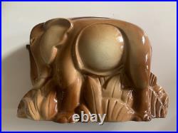 Rare Ceramique Art Deco 1930 Elephant Par Charles Lemanceau Rare Ceramique Art Deco 1930 Elephant Par Charles Lemanceau