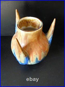 Rare GROS Vase grès céramique signé Gilbert METENIER art nouveau 1900 art deco