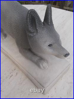 Rare Grand Renard Polaire Ceramique De Sevres Vinsare Art Deco