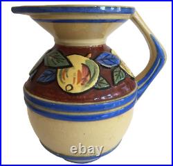 Rare Pichet à cidre Signé Pol Henriot Quimper Céramique Art Déco Années 30
