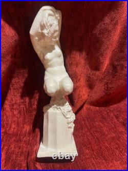 Rare Raymonde Guerbe bacchante sculpture céramique Art Déco nu féminin Rare Raymonde Guerbe bacchante sculpture céramique Art Déco nu féminin