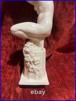 Rare Raymonde Guerbe bacchante sculpture céramique Art Déco nu féminin Rare Raymonde Guerbe bacchante sculpture céramique Art Déco nu féminin