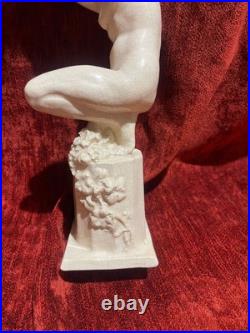 Rare Raymonde Guerbe bacchante sculpture céramique Art Déco nu féminin Rare Raymonde Guerbe bacchante sculpture céramique Art Déco nu féminin