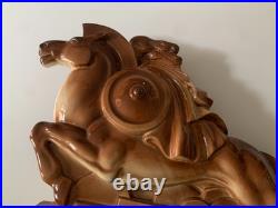 Rare Sculpture Ceramique Charles Lemenceau 1930 Valkyrie Saint-clement