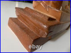 Rare Sculpture Ceramique Charles Lemenceau 1930 Valkyrie Saint-clement