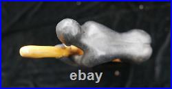 Rare céramique signé LUC femme croisière noire 1930 ART DECO érotique 24 cm