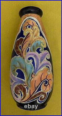 Rare gros vase en céramique art déco Louis Fontinelle