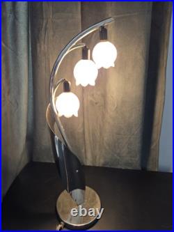 Rare lampe veilleuse ART DECO brin de muguet Céramique Clochette opaline Design
