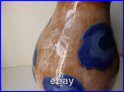 Rare vase en céramique émaillée signé Paul BONIFAS (1893-1967) Art Déco