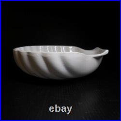 Récipient coupe vide-poche coquillage céramique porcelaine art déco design N8098