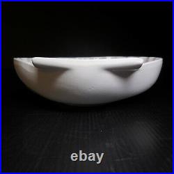 Récipient coupe vide-poche coquillage céramique porcelaine art déco design N8098