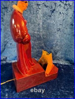 Robj Mephistopheles Faience Lampe Brule Parfum Boulogne/seine