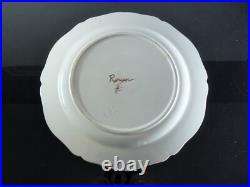 Rouen Faïence Assiette Plat En Céramique Émaille France Signe Art Deco