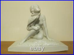 SCULPTURE enPARFAIT ETAT AMAZONE DIANE NU ART DECO 1930 VILLENAUXE FAIENCE SIGNé SCULPTURE enPARFAIT ETAT AMAZONE DIANE NU ART DECO 1930 VILLENAUXE FAIENCE SIGNé