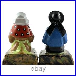 SERRE LIVRES Céramique GABRIEL FOURMAINTRAUX Faïence DESVRES, Art Déco 1930