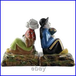 SERRE LIVRES Céramique GABRIEL FOURMAINTRAUX Faïence DESVRES, Art Déco 1930