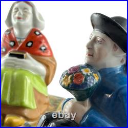 SERRE LIVRES Céramique GABRIEL FOURMAINTRAUX Faïence DESVRES, Art Déco 1930