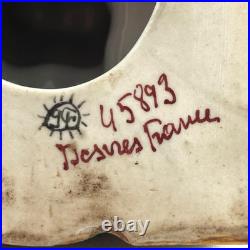 SERRE LIVRES Céramique GABRIEL FOURMAINTRAUX Faïence DESVRES, Art Déco 1930