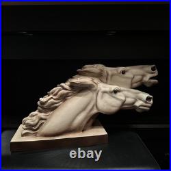 Sculpture En Céramique Art Déco Les Chevaux Signé Charles Lemanceau 1930