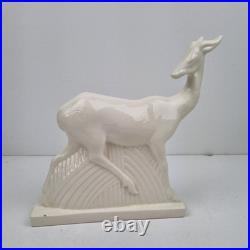 Sculpture, primavera, art deco, 1930, Biche, Made In France, Céramique