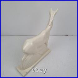 Sculpture, primavera, art deco, 1930, Biche, Made In France, Céramique