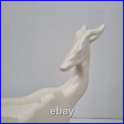 Sculpture, primavera, art deco, 1930, Biche, Made In France, Céramique