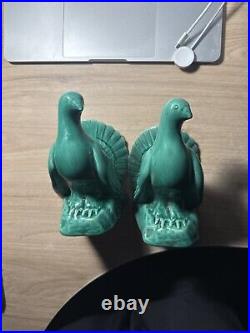 Serre Livres Pigeons Art Deco Céramique D'Art De Bordeaux