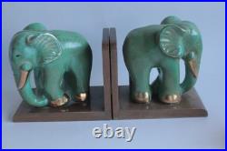 Serre-livres Éléphants céramique Art déco (56265)