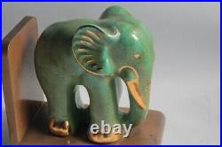Serre-livres Éléphants céramique Art déco (56265)