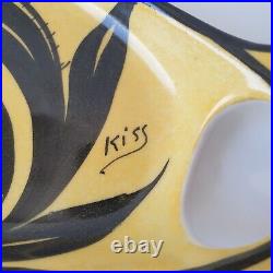 Service art deco paul kiss georges bastard paris porcelaine 1930 ceramique