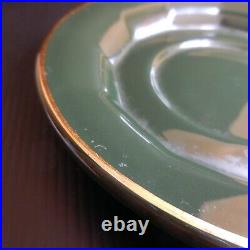 Soucoupe assiette ronde céramique porcelaine art déco PILLIVUYT France N6180