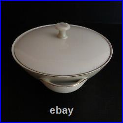 Soupière céramique porcelaine art déco table design XXe vintage PN France N4401