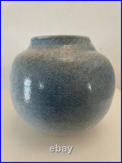 Superbe Vase Ceramique Art Deco Bleu 1930,40', Lenoble, Besnard