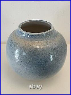 Superbe Vase Ceramique Art Deco Bleu 1930,40', Lenoble, Besnard